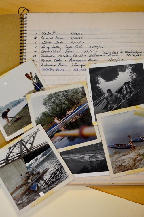 These photos of a young Dana Meadows can be found in one of her early journals in the Rauner Library collection at Dartmouth College.
